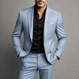 Carrillo - Formeller Slim Fit Anzug – Grau
