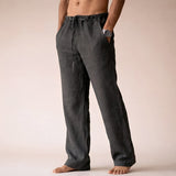 Crawford - Bequeme Atmungsaktive Hose – Dunkelgrau