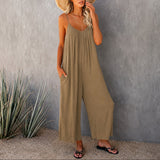 Mahdi - Gemütlicher Jumpsuit mit Taschen – Khaki