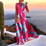 Kaylee - Stilvolles ärmelloses Maxikleid – Rosa