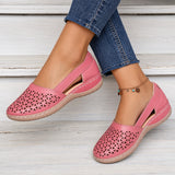 Tegan - Modische Sandalen mit Muster – Rot