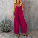 Mahdi - Gemütlicher Jumpsuit mit Taschen – Rosa