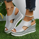 Rosalie - neue orthopädische Sandalen 2025 – Glänzendes Silber
