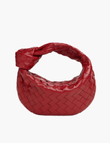 Geflochtene Mini-Tasche – Rot