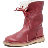 Isotta | Wasserdichte Stiefel mit Fleecefutter – Rot
