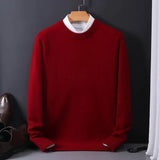 Felix - kaschmirpullover – Rot