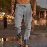 Dominik | Baumwoll-Strandhose – Grau