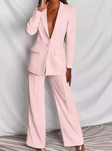 Bryanne - Klassisches Kostüm-Set für Damen – Rosa02
