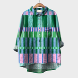 Amber | Elegante Sommerbluse – Green