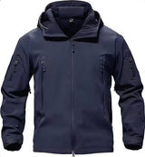 Soft Shell Jacke taktischer Militär Mäntel – Marineblau