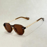 Klassische Revival Sonnenbrille für Damen | Stilvoll – Braun