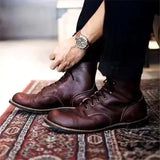 Jake | Vintage-Schuhe für Herren – Kaffee