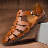 Marco | Leder Sandalen – Braun
