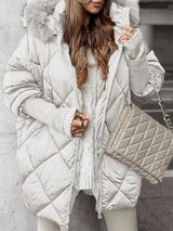 Jamie | Elegante Damenjacke für Frauen Winter – Weiß