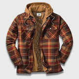Kai | Bequeme Flanelljacke für jeden Tag – Braun