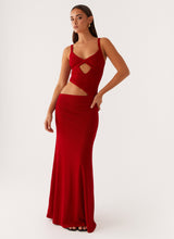 MARIA I SCHICKES MAXIKLEID – Rot