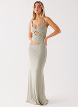 MARIA I SCHICKES MAXIKLEID – Salbei