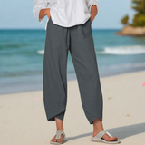 Nicole - Leichte Baumwollhose für Damen – Grau