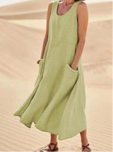 Johanna – Dein perfektes Sommer-Maxikleid – Grün