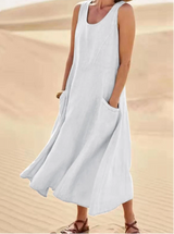 Johanna Maxi Sommerkleid | Dein bestes Sommerkleid! – Weiß
