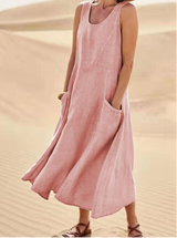 Johanna Maxi Sommerkleid | Dein bestes Sommerkleid! – Rosa