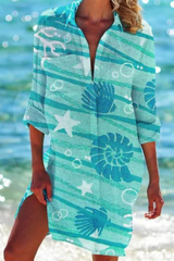 Johanna | Leichte lässige Sommer Strandbluse – Farbe 6