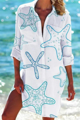 Johanna | Leichte lässige Sommer Strandbluse – Farbe 8