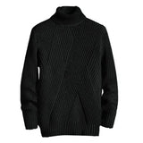 Schöner dicker pullover für männer - mani – Schwarz