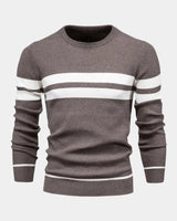 Herbert | Herren Bequemer Pullover – Komfort Pullover Herren Alltag – Kaffee