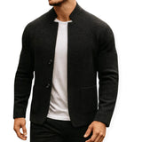 Jonas - Moderner Strickblazer – Schwarz