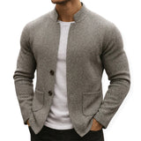 Jonas - Moderner Strickblazer – Grau