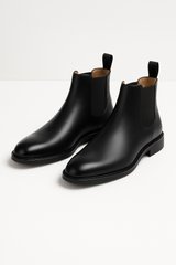 Joseph Chelsea-Lederstiefel – Schwarz