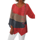 Juliane | Retro Grafik T Shirt – Rot