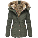 Lurice - Winterjacke aus Plüschfell – Grau