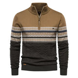 Faas – retro freizeitpullover – Khaki