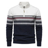 Faas – retro freizeitpullover – Weiß