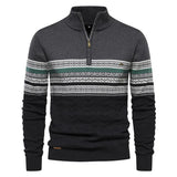 Faas – retro freizeitpullover – Dunkelgrau