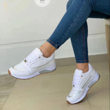 Khloe - Ganztags-Turnschuhe mit weicher Sohle – Weiß