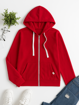 Kapuzenpullover Damen mit Stil und Komfort – Rot
