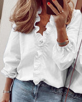 Schicke Bluse für Damen – Stilvoll, vielseitig & bequem – Weiß