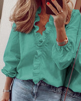 Schicke Bluse für Damen – Stilvoll, vielseitig & bequem – Grün