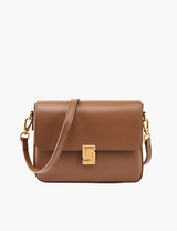 Quadratische Casual-Tasche – Braun