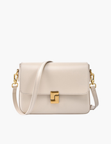 Quadratische Casual-Tasche – Creme