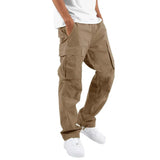 Troi – Stylische Cargohose aus Baumwolle – Khaki