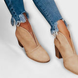 Zoe – Elegante Stiefeletten für jeden Tag – Khaki