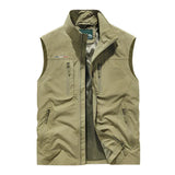Klassische Weste mit lässigem Charme – Khaki