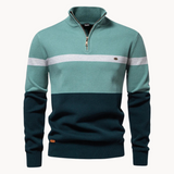 Klassischer Baumwollpullover mit zeitlosem Stil – Grün
