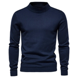 Klassischer Rollkragenpullover für stilvolle Tage – Marineblau