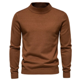Klassischer Rollkragenpullover für stilvolle Tage – Braun