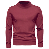Klassischer Rollkragenpullover für stilvolle Tage – Rot